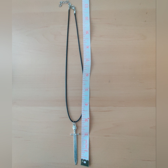 🆕 Handmade Cat head Sword Necklace and Earrings Set - Picture 5 of 7